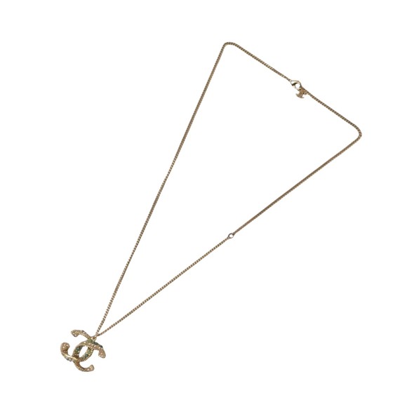 Chanel Coco Mark Gold Gold Plated necklace - Picture 1 of 8
